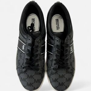 Michael Kors Black Tonal Camouflage Sneakers